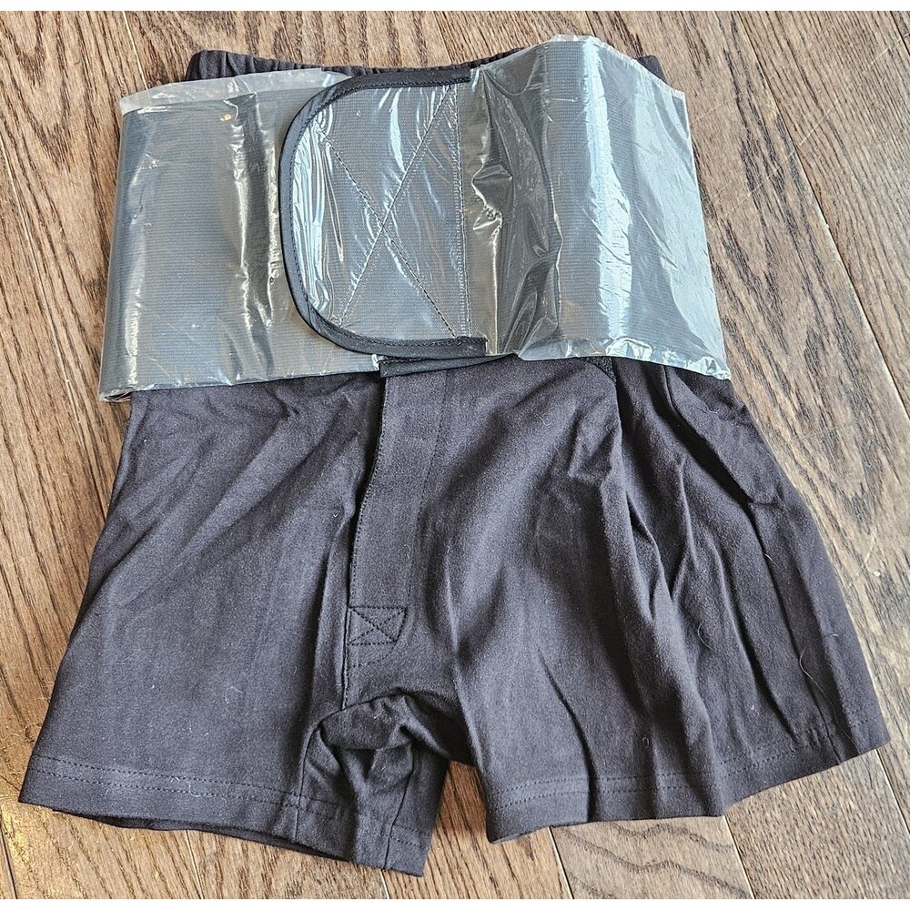 Ardyss Lumbo Men Body Shaper Underwear Black Size Medium NWOT